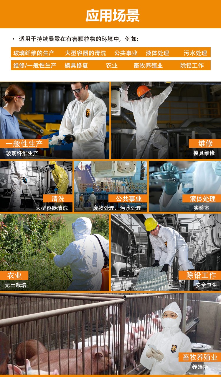 金佰利98802 KLEENGUARD A36白色連體防護服L圖片7