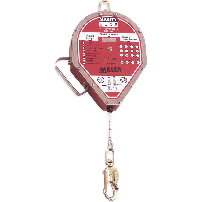 霍尼韋爾1004572C MightyLite防墜速差器制動器20米圖片1