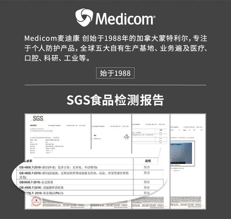 麥迪康1201C無粉PE檢查手套M圖片3