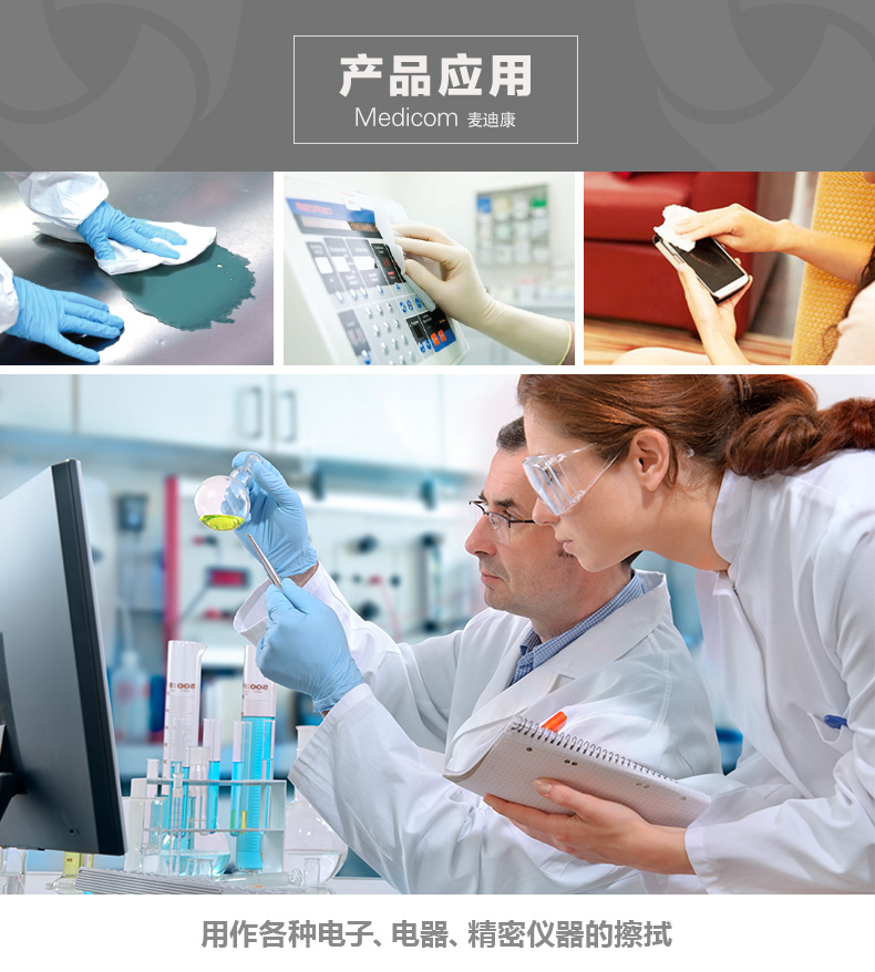 麥迪康4021低塵擦拭紙圖片5