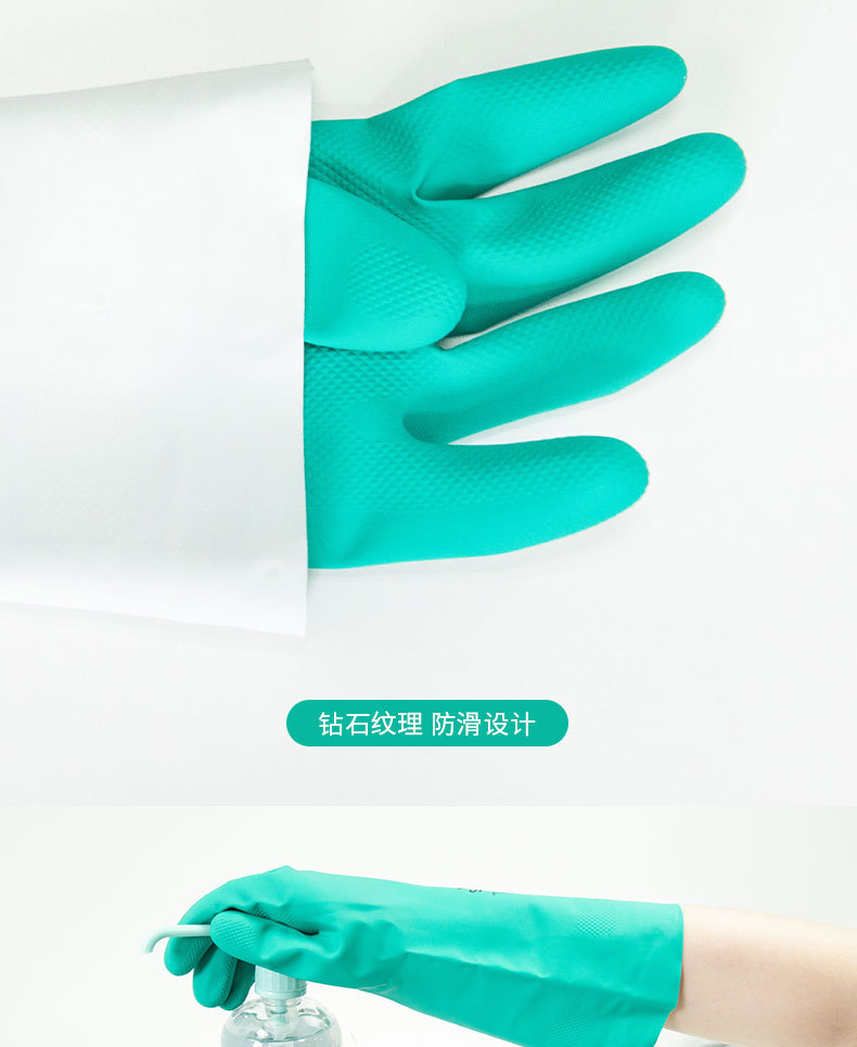 麥迪康1159E防水防滑耐磨丁腈防化手套10圖片8