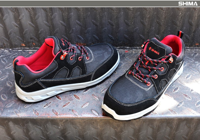 SHIMA希瑪D16001透氣防砸防滑勞保鞋圖片14