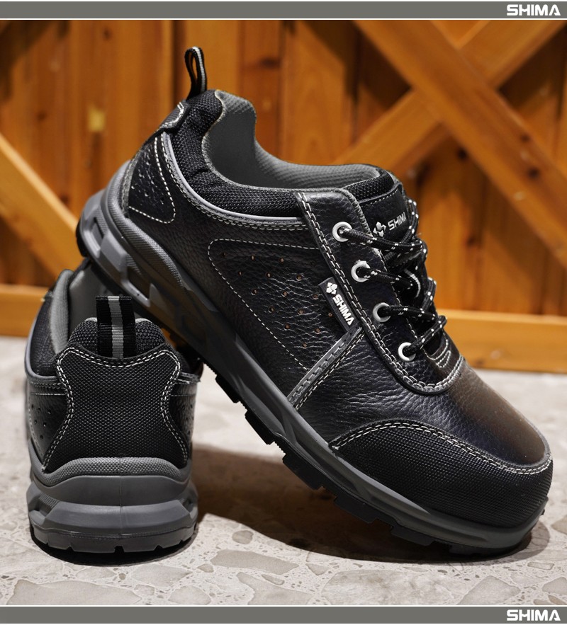 SHIMA?，擠16002防砸防滑透氣耐磨安全勞保鞋圖片4