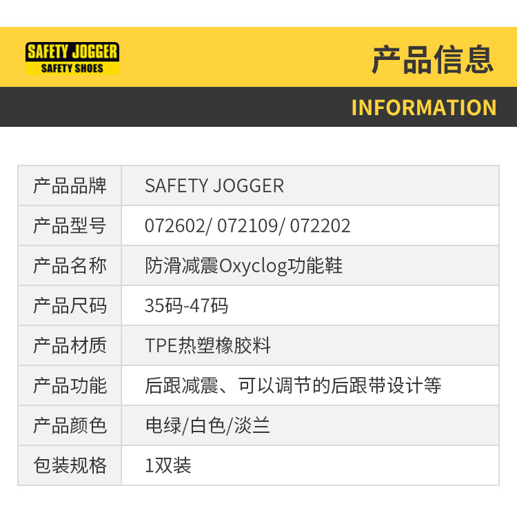 Safety Jogger鞍琸宜072109白色低幫防滑減震護士鞋圖片2