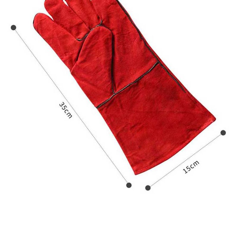 漢盾HD-DR2023加強(qiáng)牛皮耐磨耐高溫電焊手套12