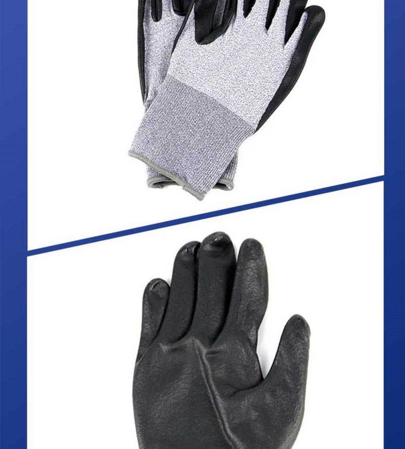 漢盾HD-GP5011氨綸丁腈涂層透氣耐磨勞保手套9