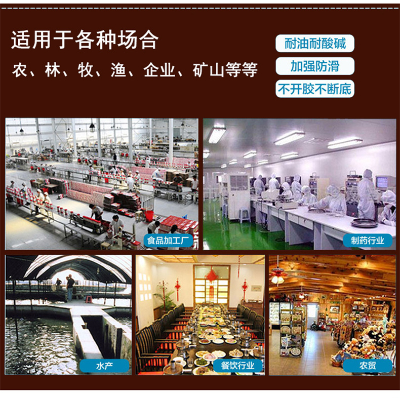 定和DH7103白色食品衛(wèi)生靴PVC耐油防滑高筒勞保靴3