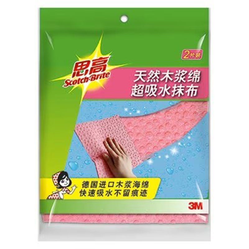 3M Scotch-Brite 7725防刮擦衛(wèi)浴百潔布刷頭1