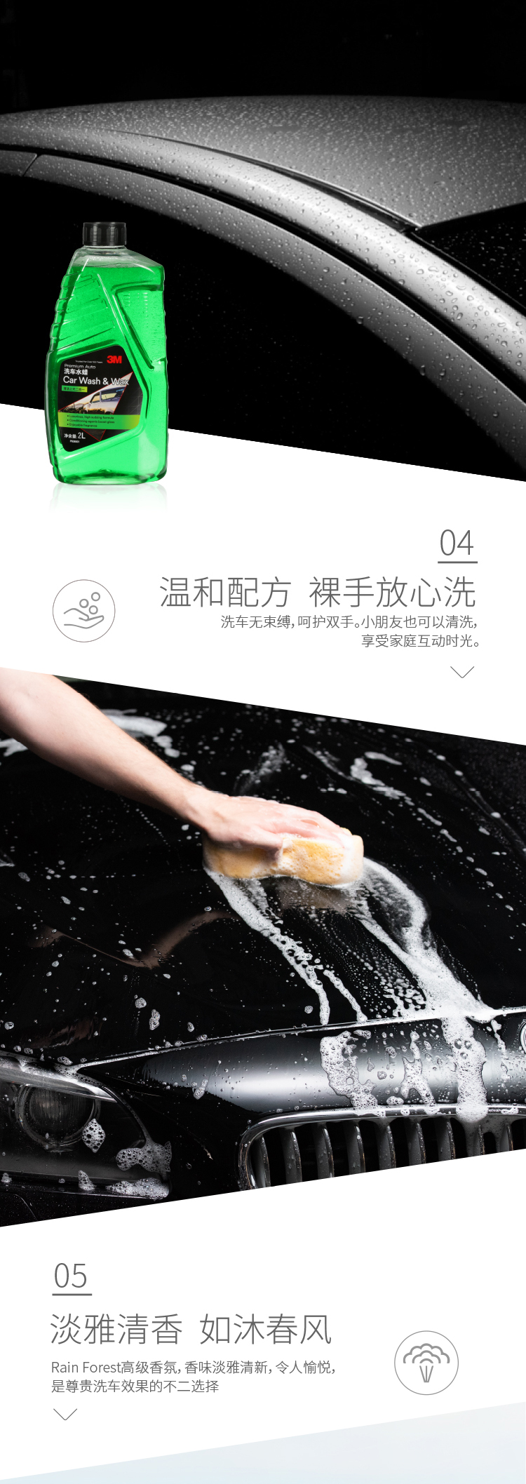 3M PN36501洗車水蠟4