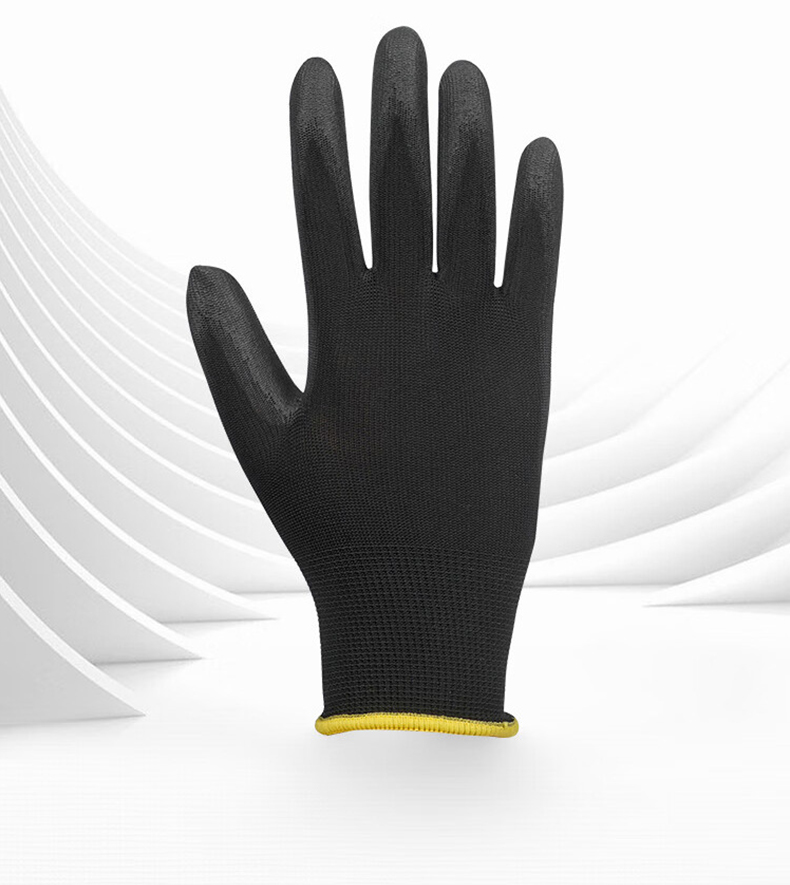 定和DH6102BK PU尼龍涂掌勞保手套10