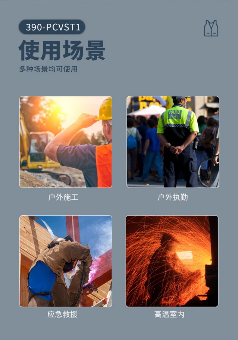 PIP 390-PCVST1冰袋式降溫背心9