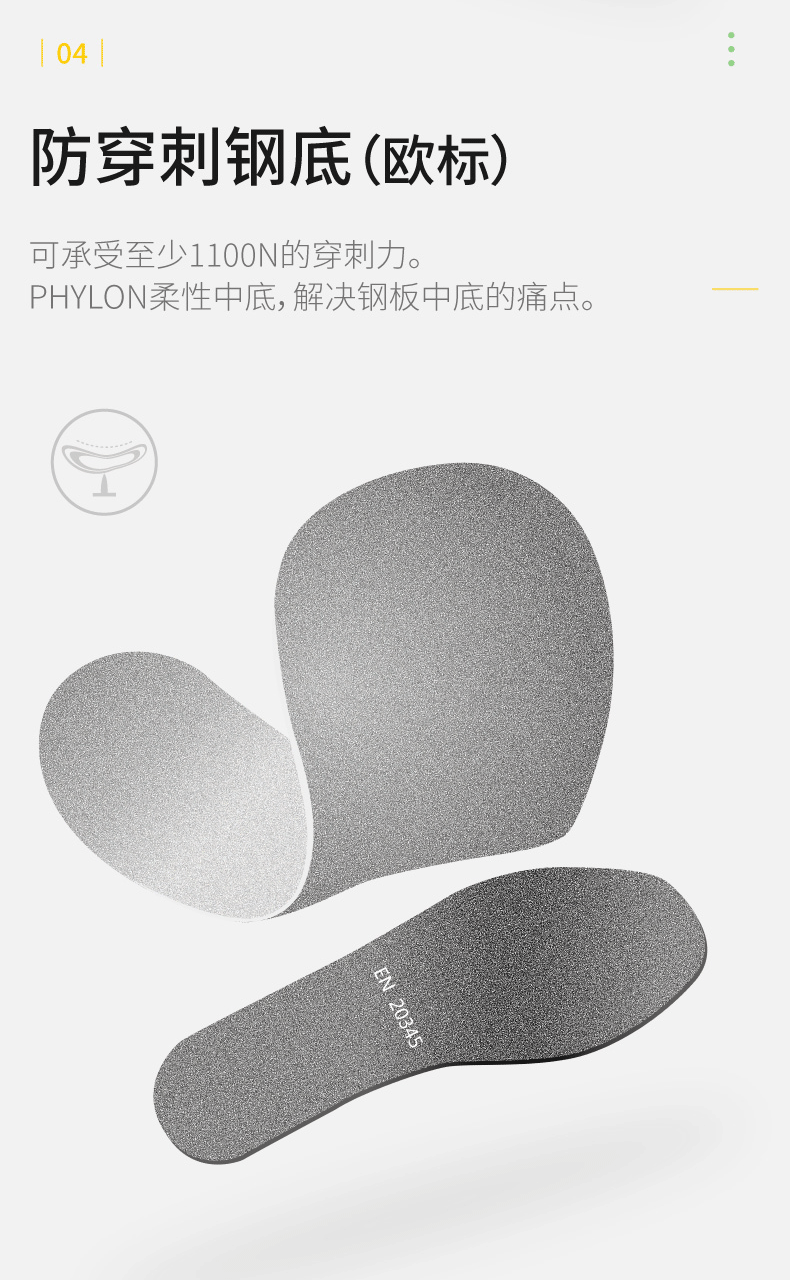 代爾塔301313 SIMBA S3防砸防刺穿防靜電安全鞋 高幫款6