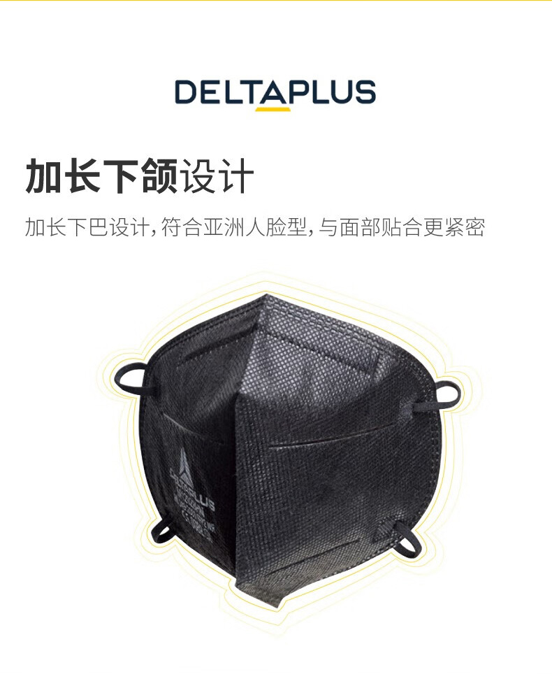 代爾塔104201 M1202BC折疊頭戴式FFP2級防塵口罩2