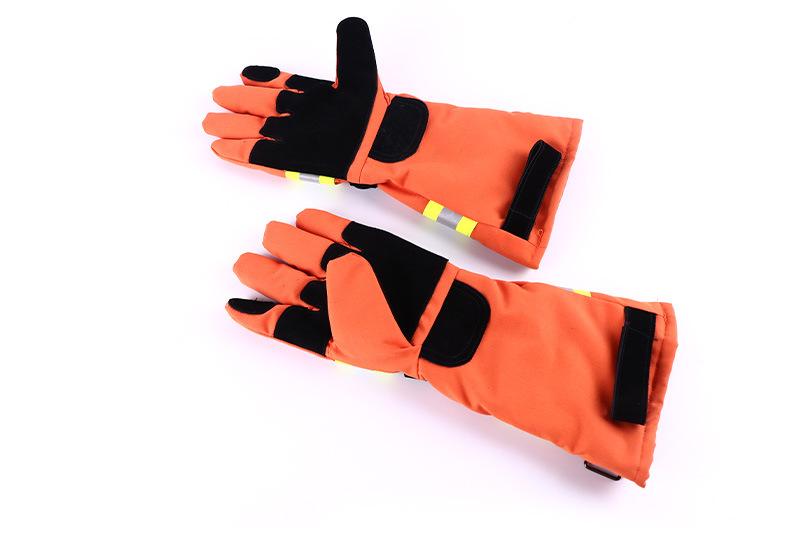 定和DH6504加長款耐磨阻燃搶險救援手套10
