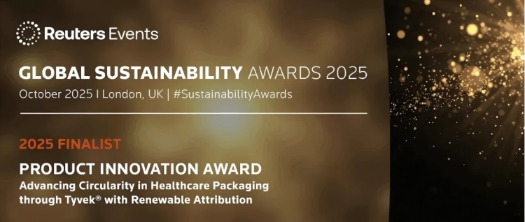 具有可再生屬性的Tyvek產品，入圍路透社全球可持續發展獎“產品創新獎”！