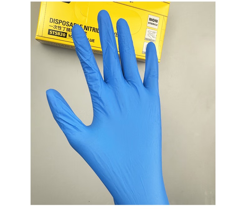 STANLEY史丹利ST5820藍色耐用性一次性丁腈手套11