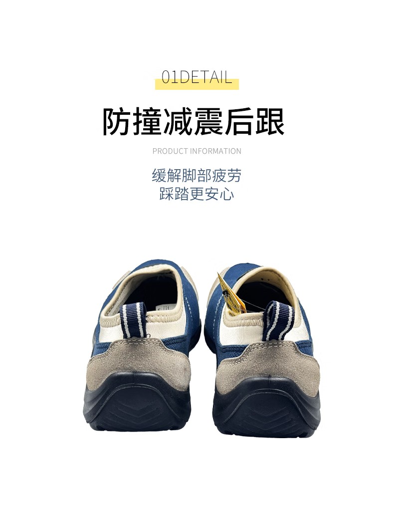 STANLEY史丹利ST6160藍色透氣網布防砸防刺穿安全鞋9