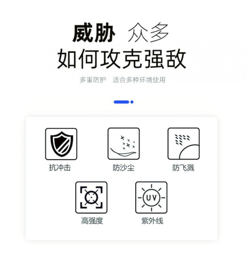 定和DH4013抗沖擊防風沙多功能防護眼鏡3