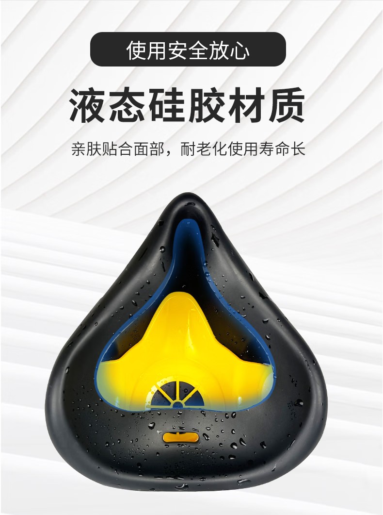STANLEY史丹利ST2200硅膠半面罩防毒面具6
