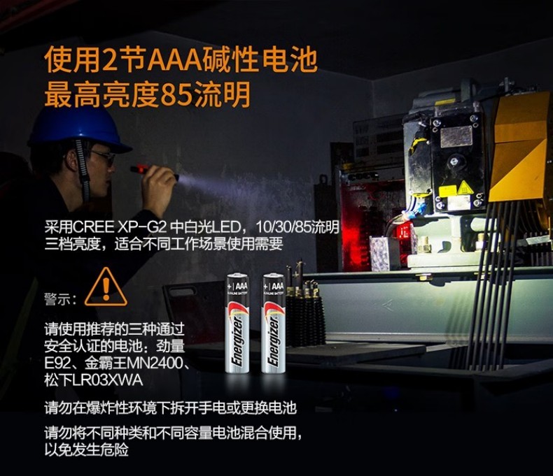 FENIX菲尼克斯WF05E WF系列微型防爆手電7.jpg