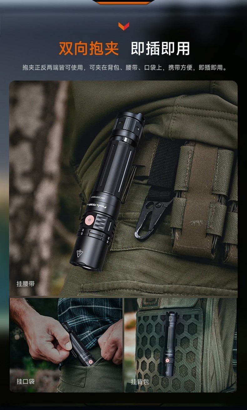 FENIX菲尼克斯PD36R PD系列充電戰(zhàn)術小直筒手電6.jpg