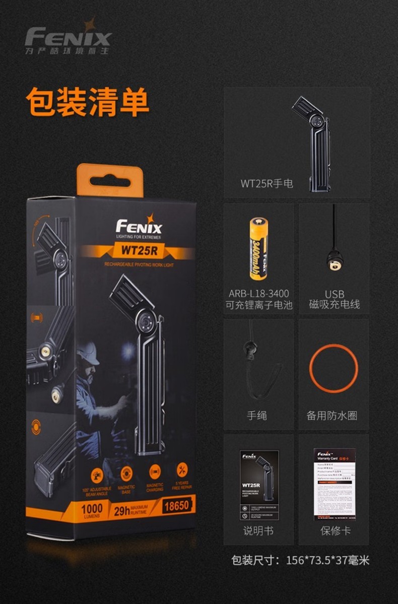 FENIX菲尼克斯WT25R WT系列磁吸轉角工作燈15.jpg