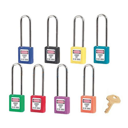 瑪斯特411MCNLTYLW黃色XENOY工程塑料安全掛鎖