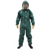 3M4680綠色帶帽連體防護服