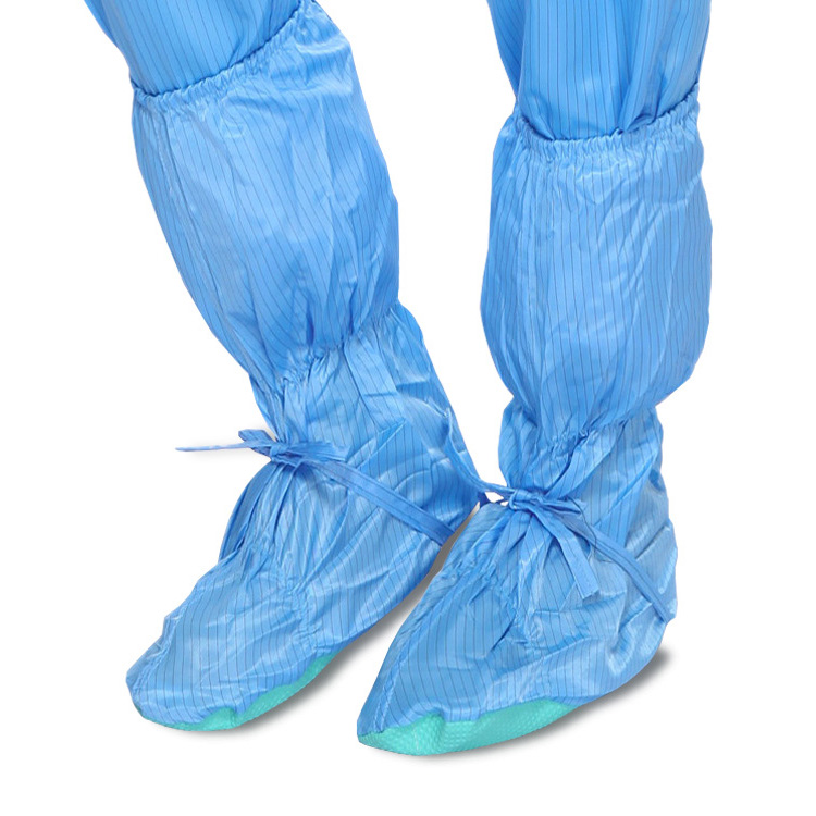 定和DH5442高筒PVC防滑底無塵防靜電靴套