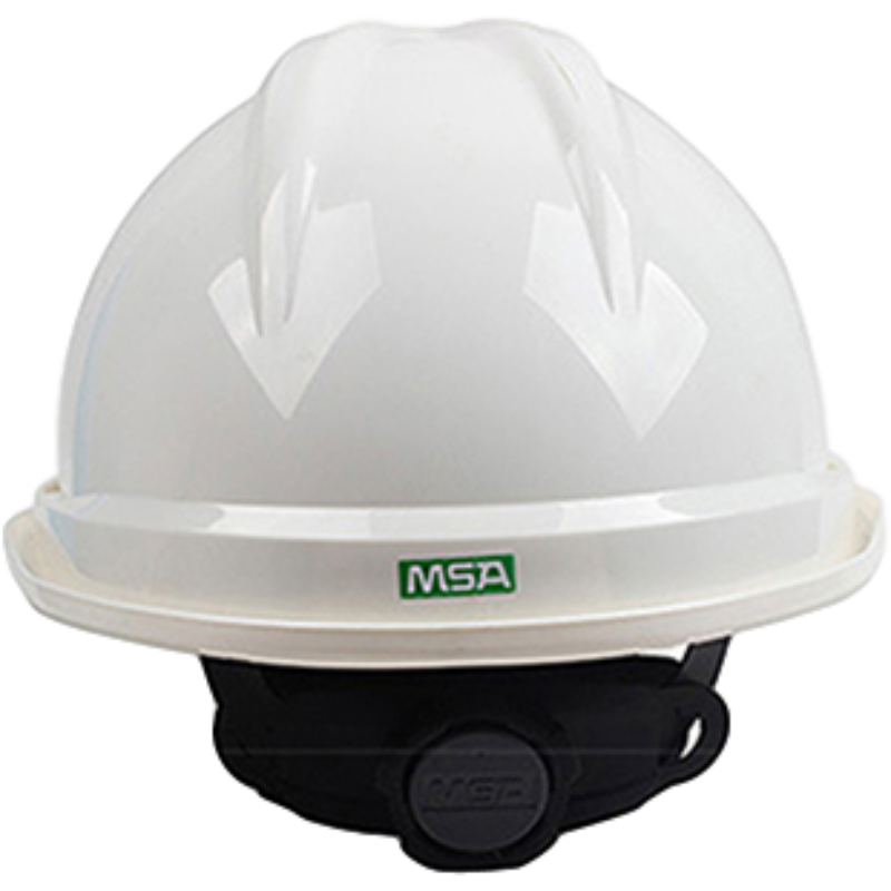 梅思安10193584豪華型PE白色安全帽