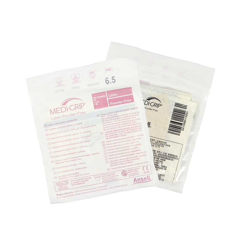 Ansell安思爾354105Medi-Grip一次性滅菌橡膠外科手套（無粉）