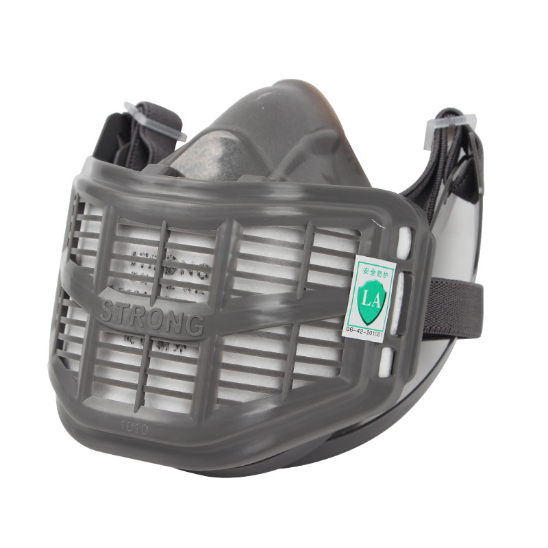 思創ST-1010B型硅膠半面罩防塵面具