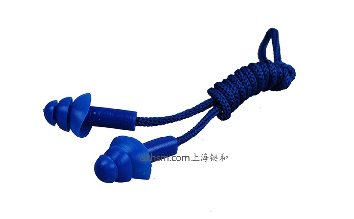 思創ST-1280硅膠防噪音耳塞藍色款圖片