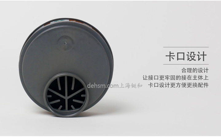 3M 3301CN有機蒸氣濾毒盒卡口設計