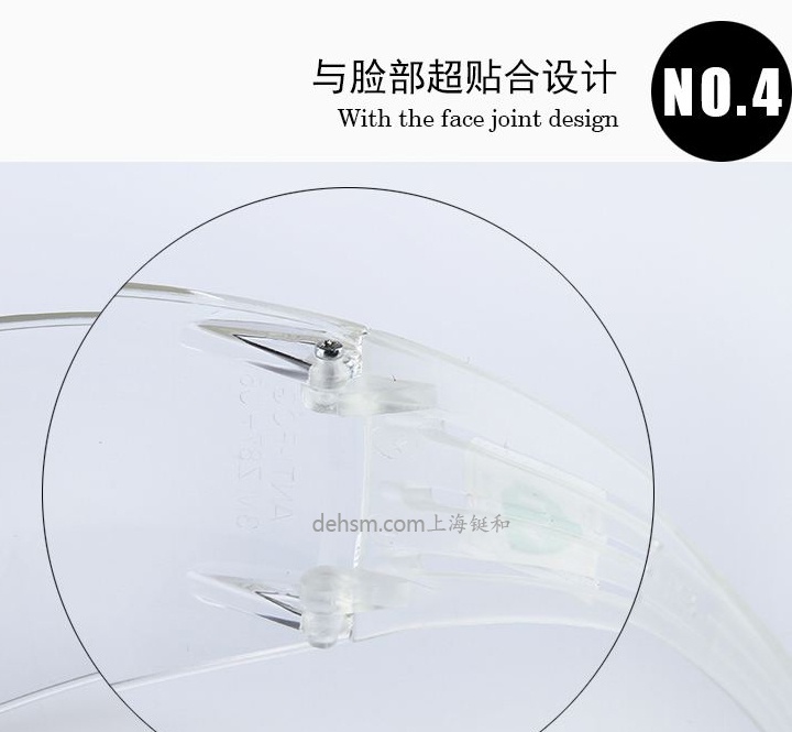 3M SF201AF透明防霧防護眼鏡與臉部超貼合設(shè)計