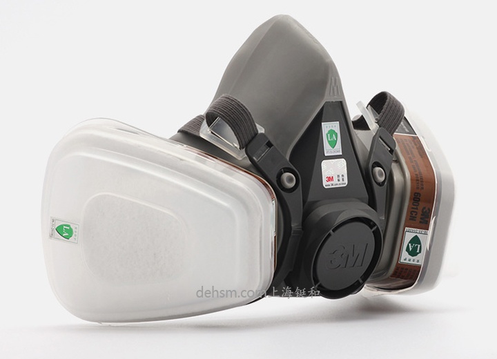 3M6200+6001防有機(jī)氣體防毒面具圖片-側(cè)面