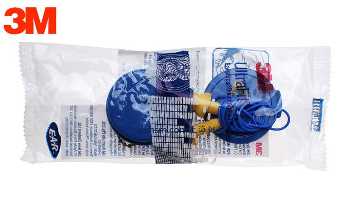 3M340-4002硅膠帶線防噪音耳塞獨(dú)立包裝袋圖