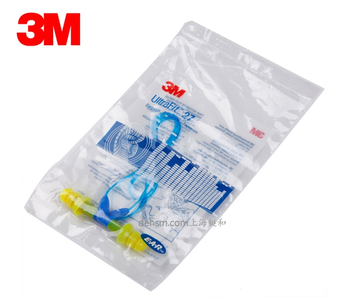 3M340-8002硅膠帶線防噪音耳塞獨立包裝袋圖