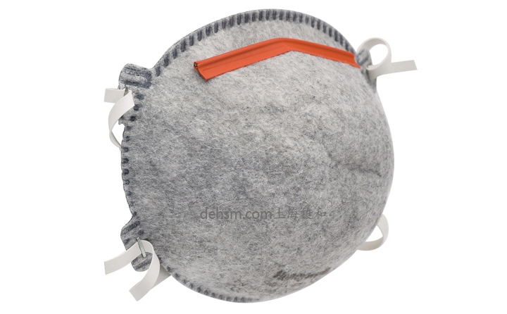 霍尼韋爾5140PPF1活性炭口罩圖片-側面