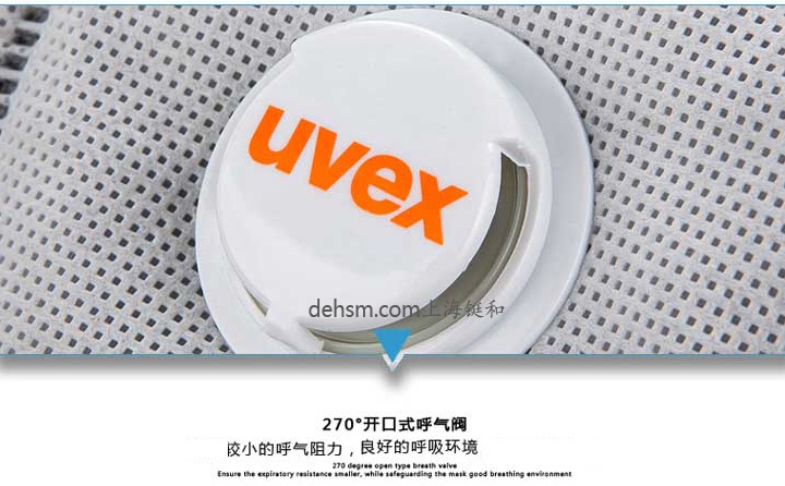 UVEX優唯斯8733220silv-Air3220防毒口罩呼氣閥設計