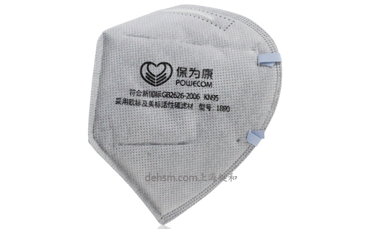 保為康1890KN95防毒口罩圖片-側面