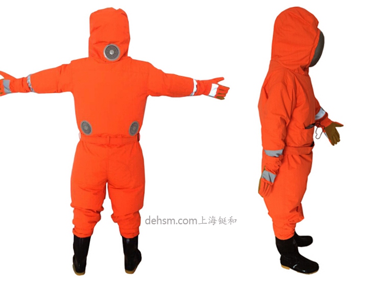 DH1030風扇型防蜂服圖片-反面、側面