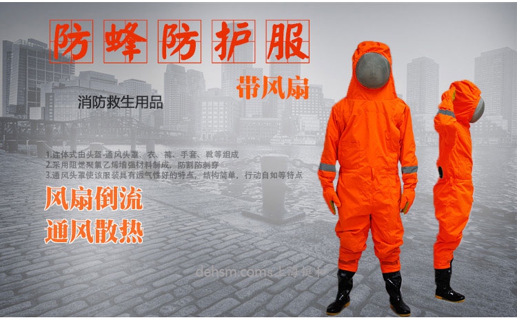 DH1030風扇型防蜂服介紹