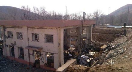 事發爆炸后的廠房車間