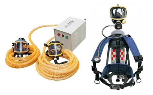 隔離式防毒面具包含的種類圖示