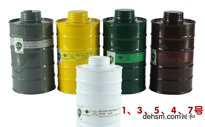 國內常見濾毒罐型號