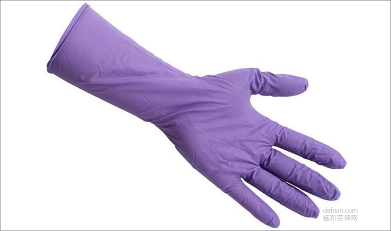 金佰利97612紫色丁腈手套實(shí)物圖