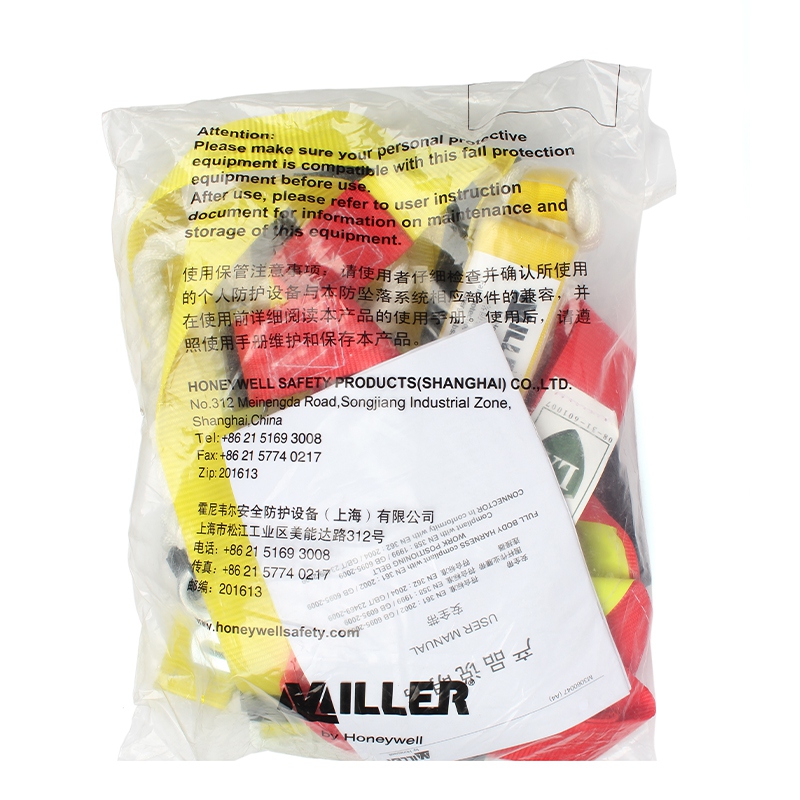 霍尼韋爾DL-C2L單掛點雙掛鉤集成式全身式安全帶圖3