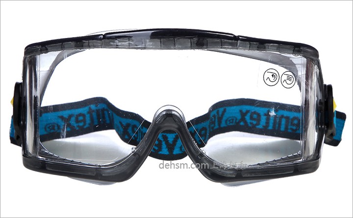 代爾塔101104 防化防霧護目鏡圖片-正面