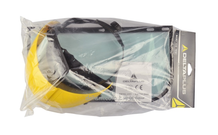 代爾塔101304 防護面屏實物包裝圖